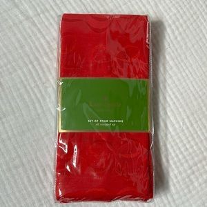 Kate Spade holiday napkins, set of 4
